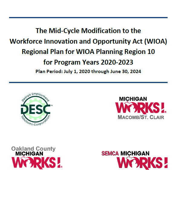 WIOA Mid-Cycle Regional Plan FINAL DRAFT